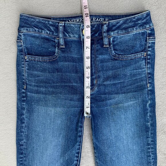 American Eagle Outfitters Super Stretch Hi-Rise Jeggings Sz2 - Picture 12 of 15